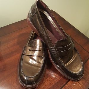 Johnston & Murphy Patent Penny Loafers!!